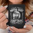Mens Motor Boat Captain Funny Pontoon Boating Motor Boatin Lake Coffee Mug Unique Gifts