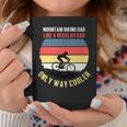 Mens Mountain Biking Dad Dad Fathers Day Gift Vintage Tee Coffee Mug Unique Gifts