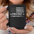 Mens Pawdre Best Dog Dad Ever Us Flag Dog Paw Tee Dog Lover Coffee Mug Unique Gifts