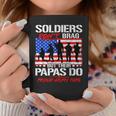 Mens Proud Army Papa Soldiers Dont Brag - Military Grandpa Gifts Coffee Mug Funny Gifts