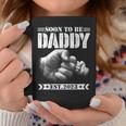 Mens Soon To Be Daddy Est2023 Retro Fathers Day New Dad Coffee Mug Funny Gifts