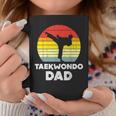 Mens Taekwondo Dad Sunset Retro Korean Martial Arts Men Gift Coffee Mug Funny Gifts