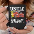 Mens Uncle Birthday Crew Race Car Racing Car Theme Coffee Mug Unique Gifts