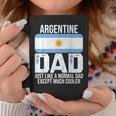 Mens Vintage Argentine Dad Argentina Flag Design Fathers Day Coffee Mug Funny Gifts