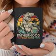 Mens Vintage Fatherhood Is A Walk In The Park DadRex Dinosaur Coffee Mug Funny Gifts