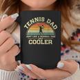 Mens Vintage Tennis Dad Just Like A Normal Dad Only Cooler Coffee Mug Funny Gifts