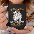 Mens World´S Best English Bulldog Grandpa Dog Owner Funny Men Coffee Mug Funny Gifts