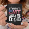 My Favorite Emt Calls Me Dad Fathers Day Gift Coffee Mug Funny Gifts