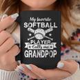 My Favorite Player Calls Me Grandpop Baseball Softball Coffee Mug Unique Gifts