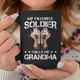 My Favorite Soldier Calls Me Grandma Proud Army Mom Gift Gift For Womens Coffee Mug Unique Gifts