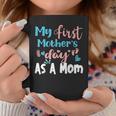 My First Mothers Day As A Mom In Blue And Pink Coffee Mug Unique Gifts