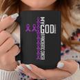 My God Is Stronger Than Pancreatic Cancer Awareness Warrior Coffee Mug Unique Gifts