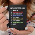 My Perfect Day Funny Car Guy Car Mechanic Garage Gift Coffee Mug Unique Gifts