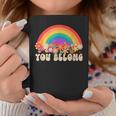 Nobody Know Im A Lesbian Retro Groovy Lgbt Pride Month Ally Coffee Mug Unique Gifts