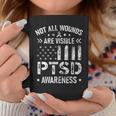 Not All Wounds Are Visible Ptsd Awareness Us Veteran Soldier Coffee Mug Funny Gifts