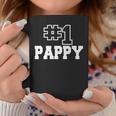 Number One Pappy No 1 Dad Best Grandpa Fathers Day Mens  Coffee Mug Personalized Gifts
