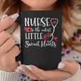 Nurse To The Cutest Little Sweethearts Silhouette Valentine Coffee Mug Funny Gifts