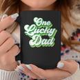 One Lucky Dad Retro Vintage St Patricks Day Coffee Mug Funny Gifts