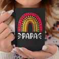 Papa For Dad Family Rainbow Graphic Gift For Mens Coffee Mug Unique Gifts