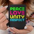 Peace Love Unity Respect - Plur Edm Rave Festival Raver Coffee Mug Unique Gifts