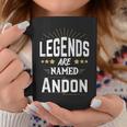 Personalisiertes Legends Are Named Andon Tassen, Sternen-Design Unisex Lustige Geschenke