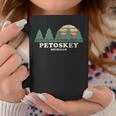 Petoskey Mi Vintage Throwback Retro 70S Design Coffee Mug Funny Gifts