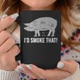 Pig Id Smoke That Bbq Grilling Fathers Day Smoking Meat Coffee Mug Funny Gifts