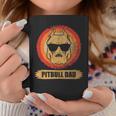 Pitbull Dad Dog With Sunglasses Pit Bull Father & Dog Lovers Coffee Mug Personalized Gifts