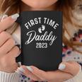 Promoted To Daddy Est 2023 First Time Dad Fathers Day Gift Coffee Mug Funny Gifts