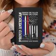 Proud American Honor The Fallen Thank You Veterans Retro Coffee Mug Funny Gifts