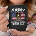 Proud Army National Guard Bonus Dad With American Flag Gift Coffee Mug Funny Gifts