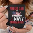 Proud Dad Of A Navy Submariner Veteran Day Coffee Mug Funny Gifts