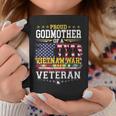 Proud Godmother Vietnam War Veteran Matching With Family Coffee Mug Funny Gifts