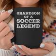 Proud Grandson Of A Soccer Player Football Grandpa Gift Idea Coffee Mug Unique Gifts