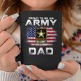 Proud To Be An Army Dad With American Flag Gift Veteran Coffee Mug Funny Gifts