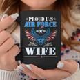 Proud Wife Us Air Force Veteran Day Military Family Coffee Mug Funny Gifts