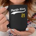 Puerto Rico Baseball 21 For Santurce Baseball Fans Coffee Mug Unique Gifts
