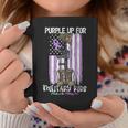Purple Up For Military Kids Support Us Flag Military Month Coffee Mug Unique Gifts