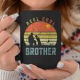 Reel Cool Brother Fathers Day Gift For Fishing Dad Coffee Mug Unique Gifts