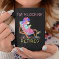 Retired Flamingo Lover Funny Retirement Party Coworker 2021 Coffee Mug Personalized Gifts