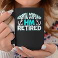 Retired Navy Hospital Corpsman Retirement Gift Military Coffee Mug Funny Gifts
