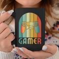 Retro Gamer Video Games Player For Game Player Gamer Dad Coffee Mug Funny Gifts
