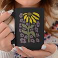 Retro Sunflower Graphic Flower Lover Gardening Coffee Mug Unique Gifts