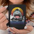Retro Vintage Shark - Marine Biologist Wildlife Shark Lovers Coffee Mug Funny Gifts