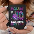 Rollin Into 10 Awesome 2013 Roller Skating 10Th Birthday Coffee Mug Funny Gifts