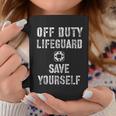 Save Yourself Lifeguard Swimming Pool Guard Off Duty Coffee Mug Unique Gifts