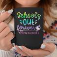 Schools Out Forever Retired & Loving It Funny Teacher Summer Coffee Mug Personalized Gifts