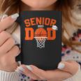 Senior Dad 2023 Basketball Class Of 2023 Graduate Mens Boys Coffee Mug Unique Gifts
