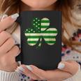 Shamrock Irish American Flag Ireland Flag St Patricks Day V4 Coffee Mug Funny Gifts