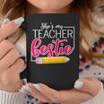 She Is My Teacher Bestie Couple Matching Outfit Apparel Coffee Mug Funny Gifts